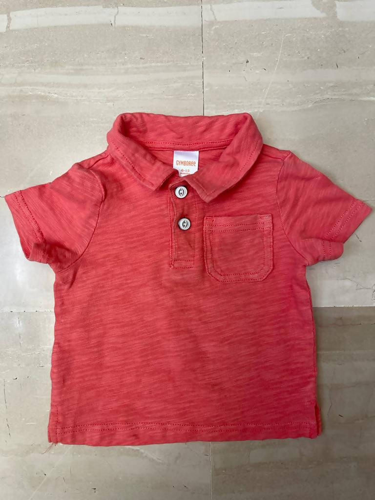 Gymboree | Orange Shirt | Baby Tops & Shirts | 6-12 months | Preloved