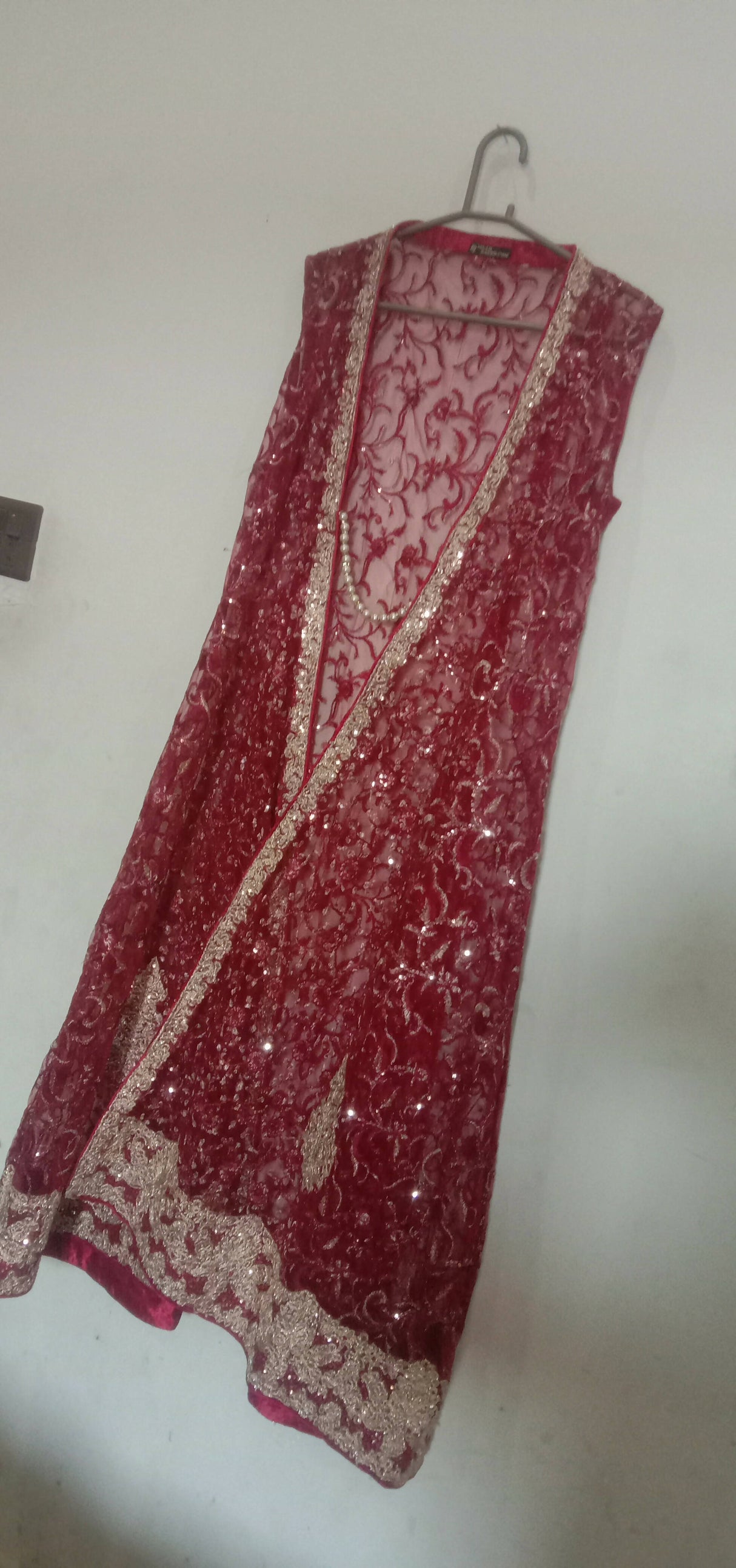 Red 4 PC gown style Suit | Women locally Made Formals | Brand New