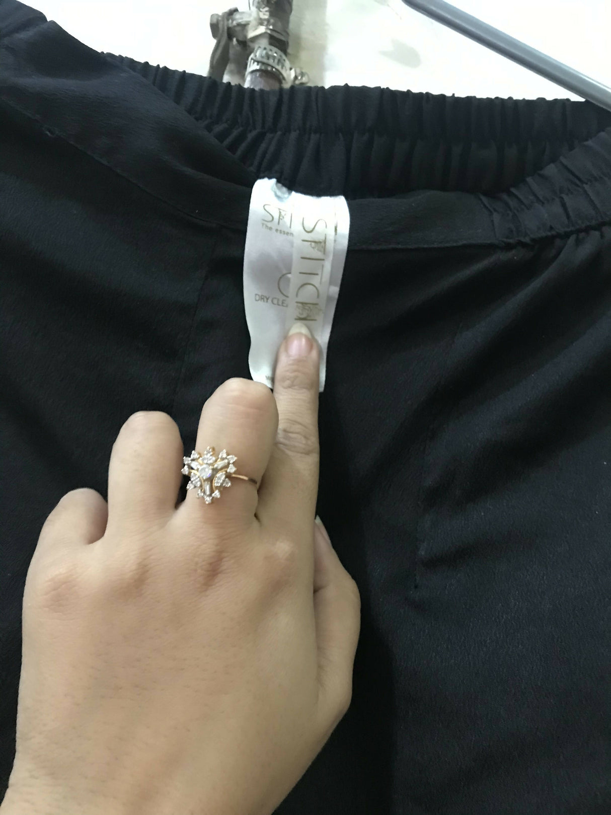 Cross Stitch | Black Color Kurta | Women Branded Kurta| Medium | Worn Once