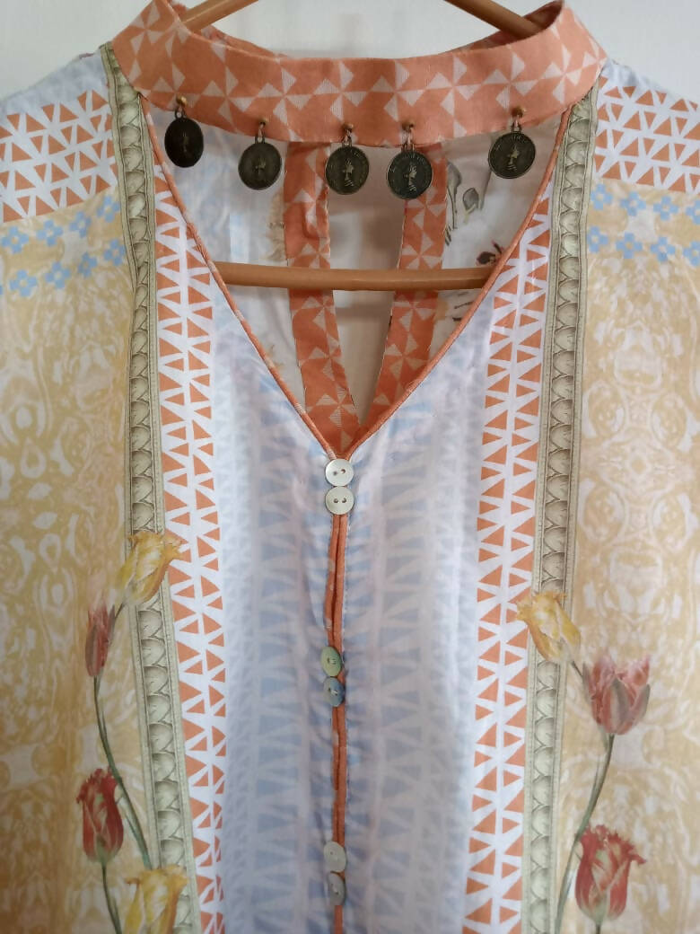 Floral Printed Kurta | Women Locally Made Kurta | XSmall | New