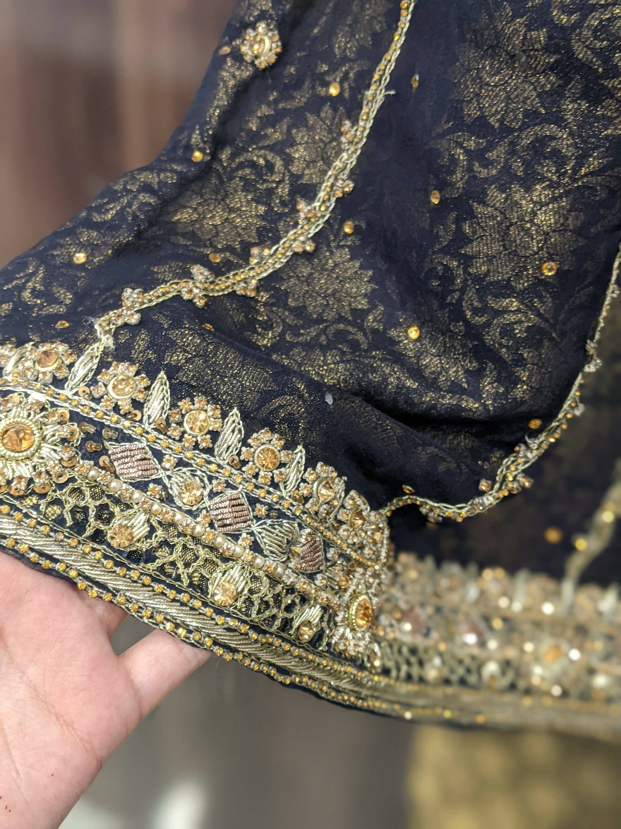 Blue Ladies wedding 3pc Suit | Women Branded Formals | Large | Preloved