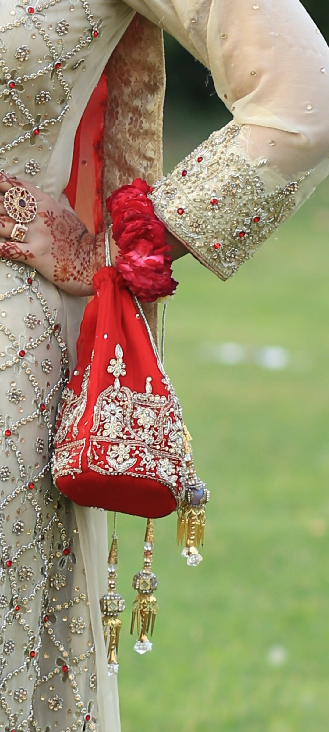 Off White Long Formal Maxi | Women Formals | Medium | Worn Once