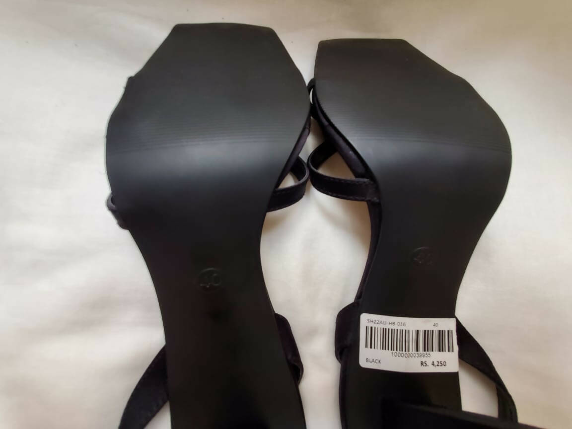 Sana Safinaz | Fancy Black Heels |Size : 40 | Women Shoes | New