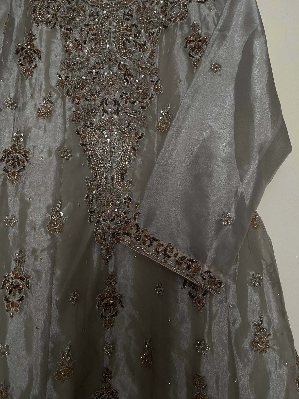 Stunning Hazel Gold Suit | Women Frocks & Maxis | Small | Preloved