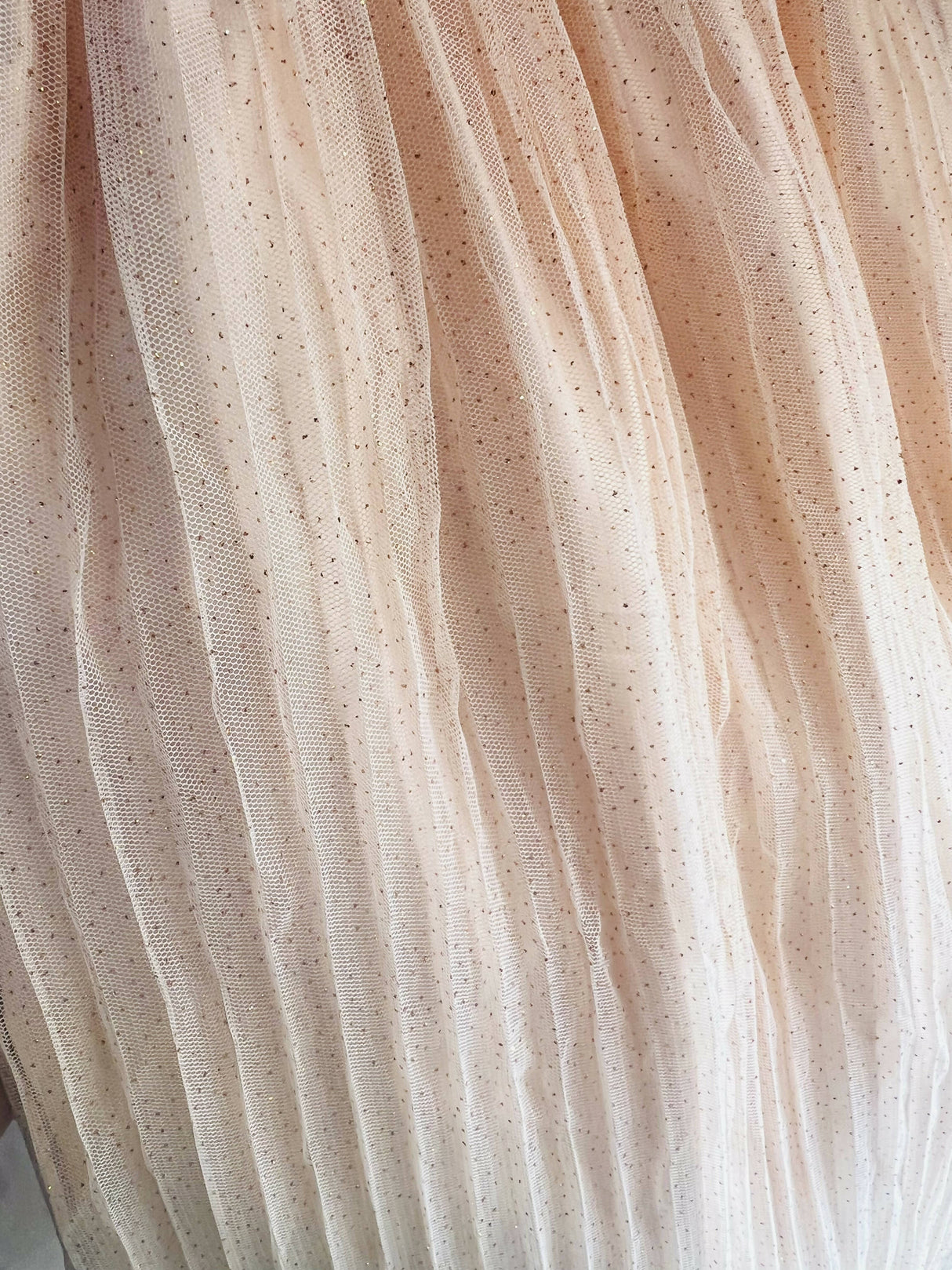 Minnie Minor | Beige Silk and Net Frock | Kids | Girls Skirts & Dresses | 18 to 24 Months |Preloved