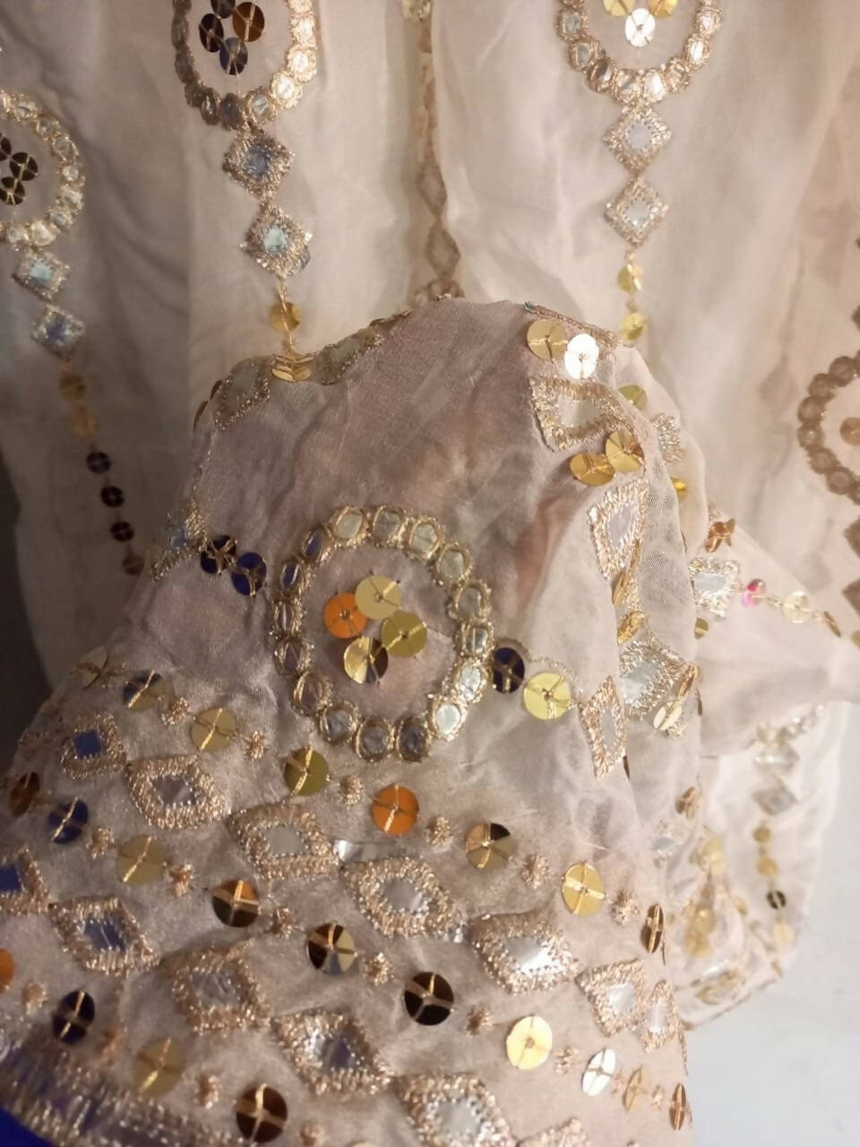 Crinckle chiffon Frock | Women Locally Made Formals | Medium | Worn Once