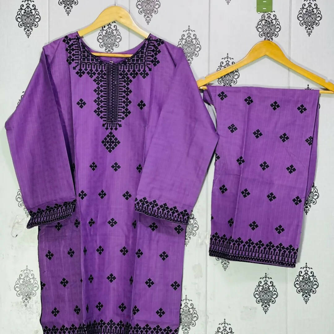 Doria | Cotton 2 pcs Suit | Women Branded Kurta | Medium | New