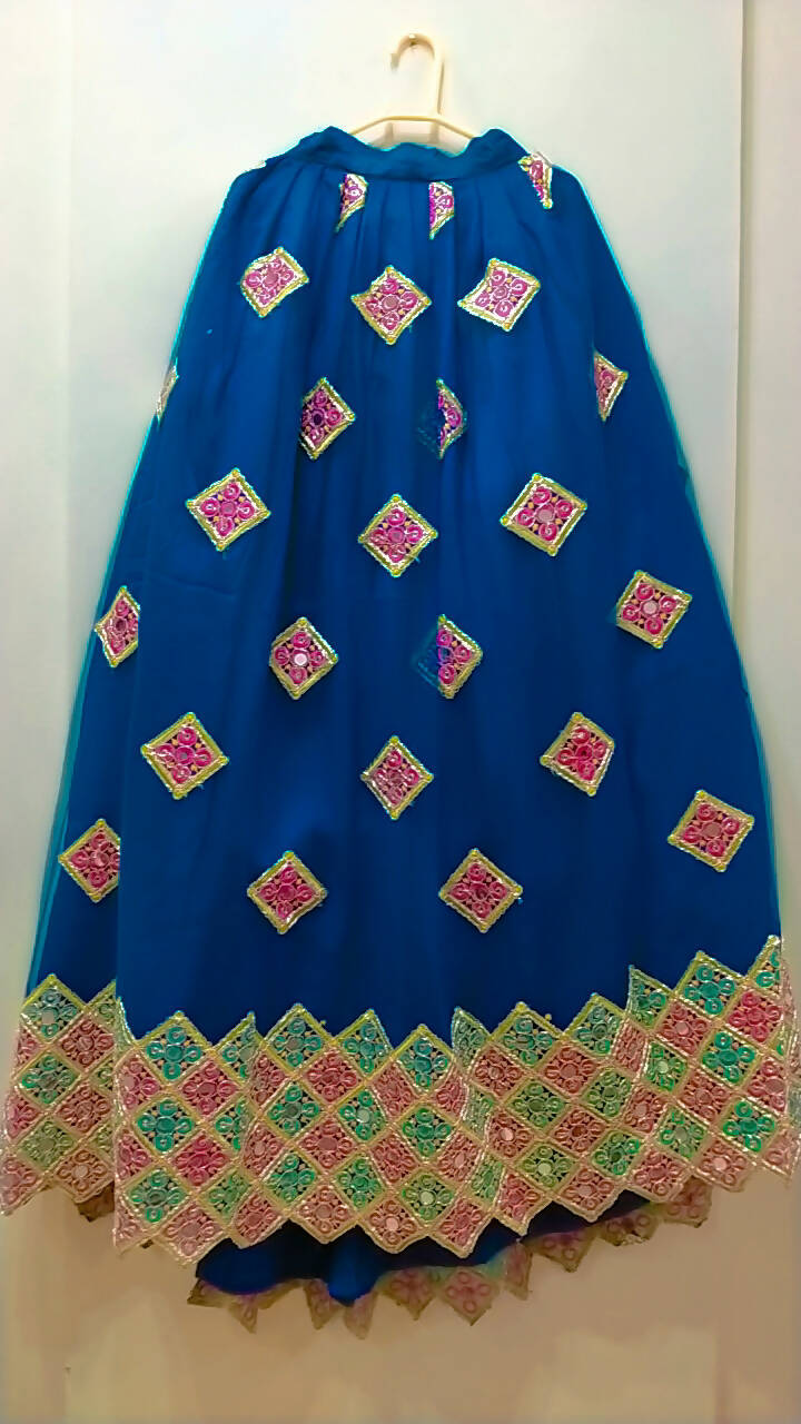 Blue Fancy Lehnga Suit | Women Locally Made Formals | Medium | Worn Once