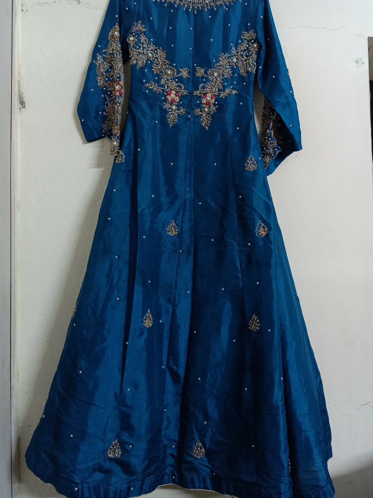 Zinc embroidered maxi | Women Frocks & Maxis | X Small | Worn Once