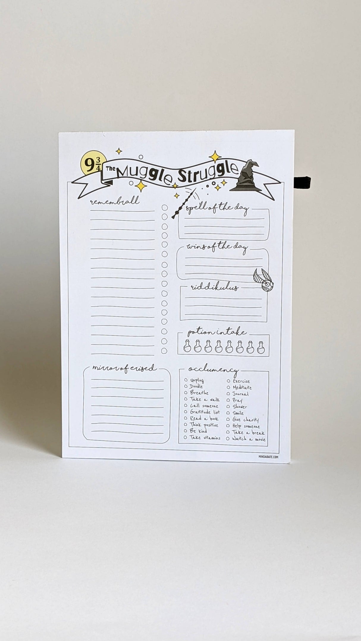 The Muggle Struggle Notepad