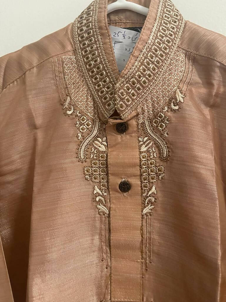 Brown Kurta (Size 16) | Boys Shalwar Kameez | Preloved