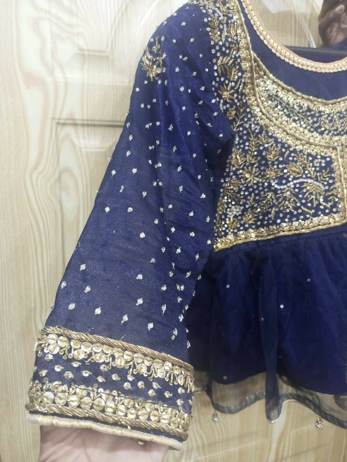 Sharara Hand Embroidery 3 PC| Women Locally Made Formals | Medium | Worn Once