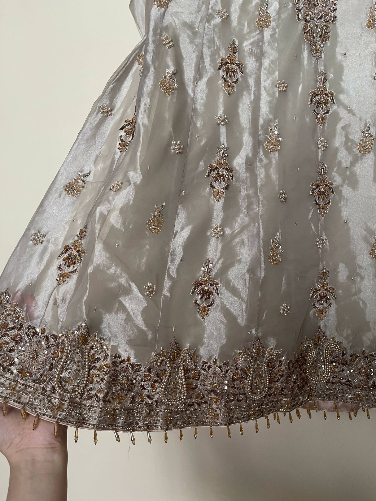 Stunning Hazel Gold Suit | Women Frocks & Maxis | Small | Preloved