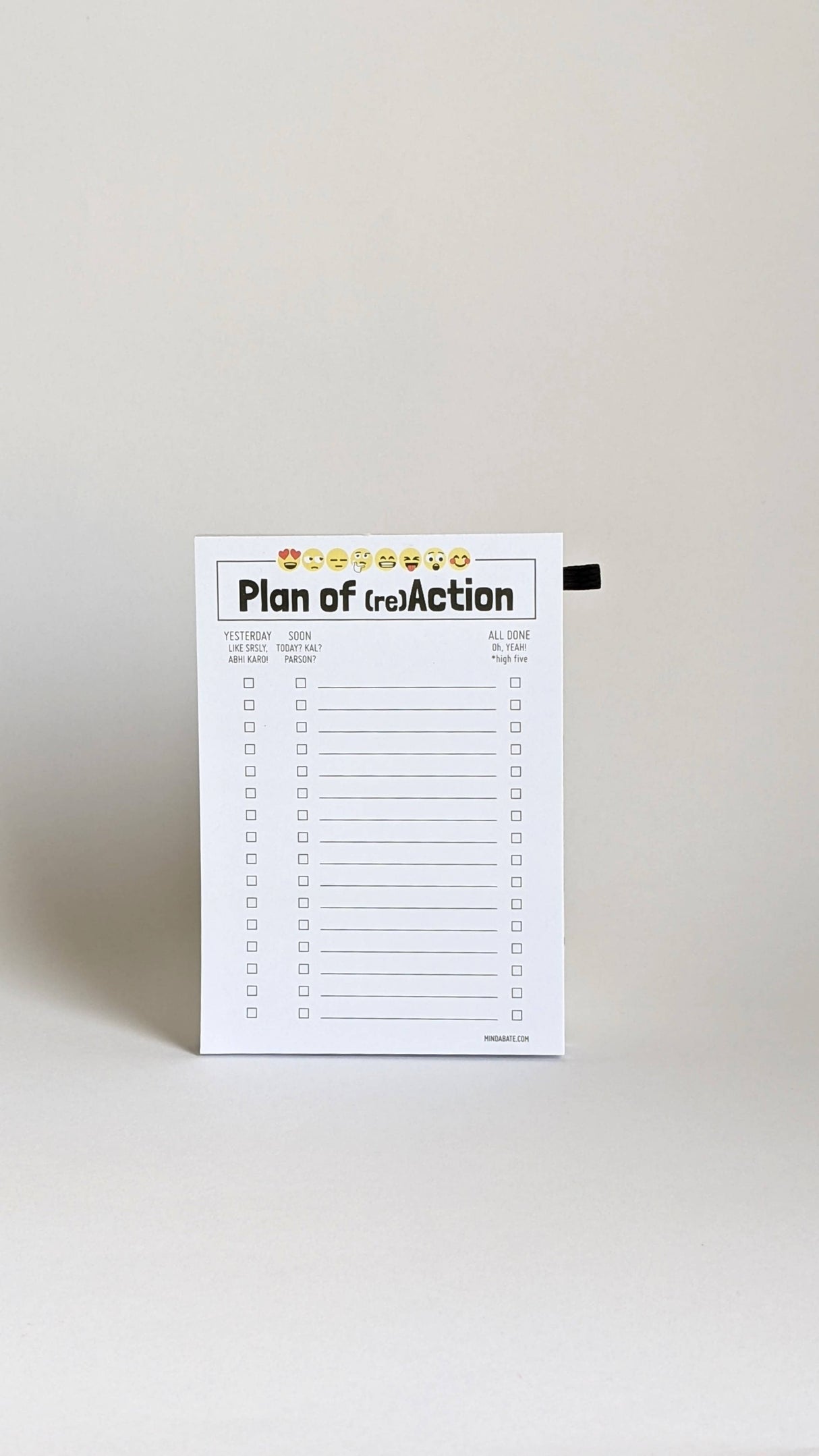 Plan of (re)Action Notepad | Corporate Gifts | Brand New