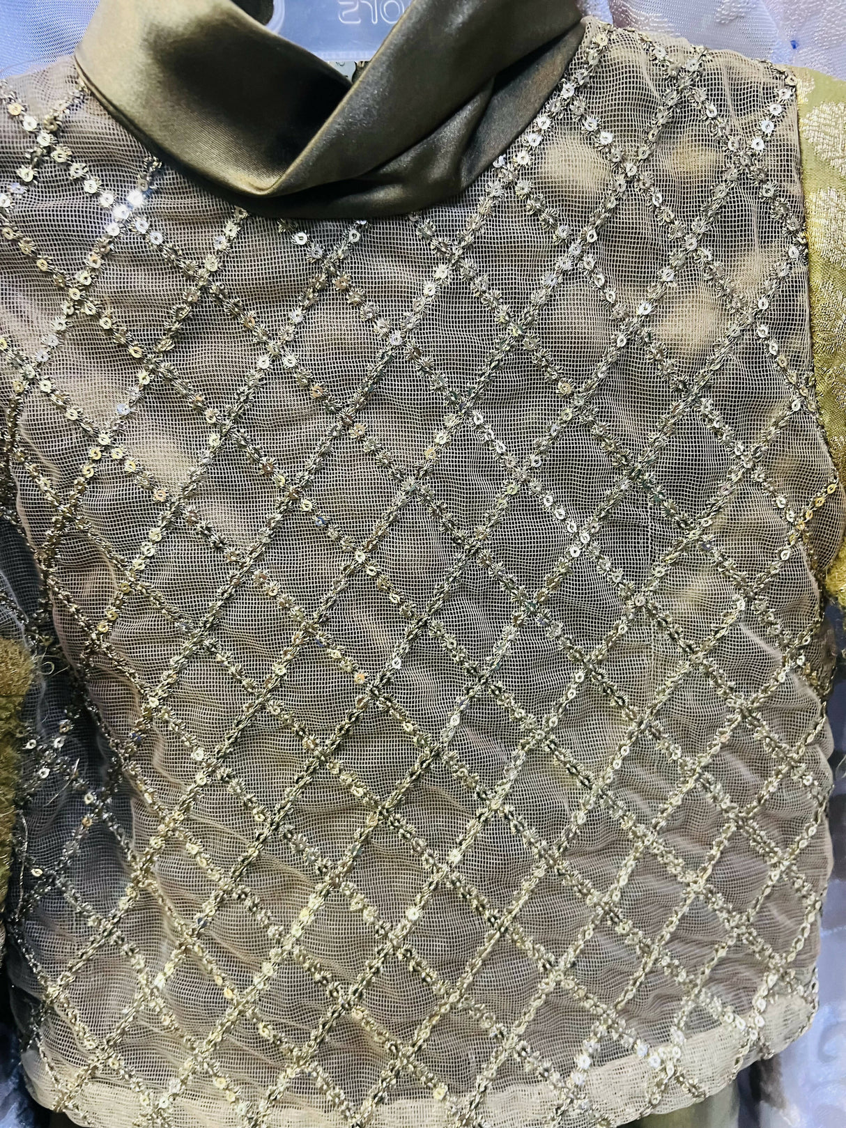 SOHA | Golden Lehnga | Kids |Girls Shalwar Kameez | 2 to 4 Yrs | Worn Once