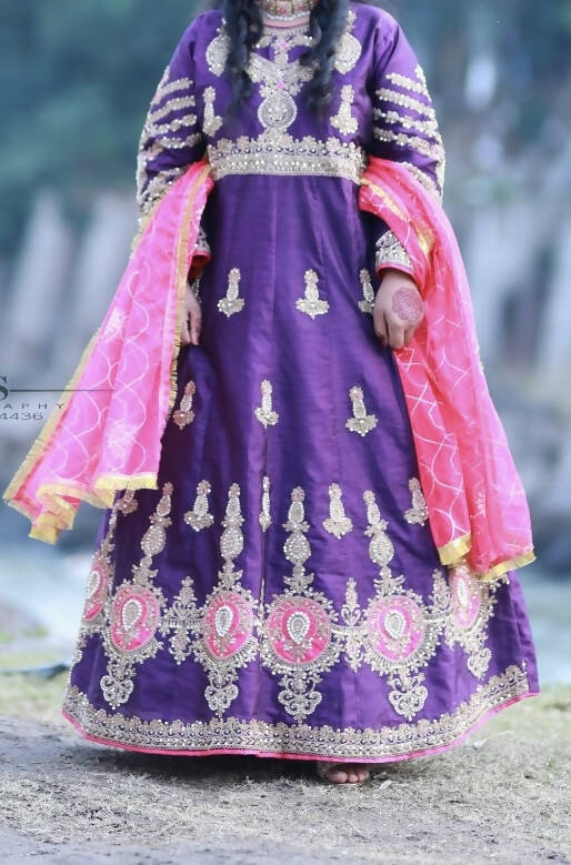 Purple Maxi (Size: L ) | Women Frocks & Maxis | Worn Once