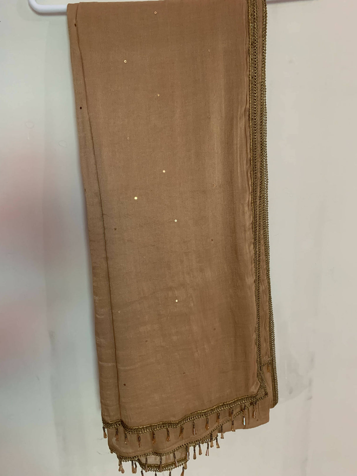 Sana Safinaz Pret | Beige 4Pc | Women Branded Formals | X-Small | Worn Once