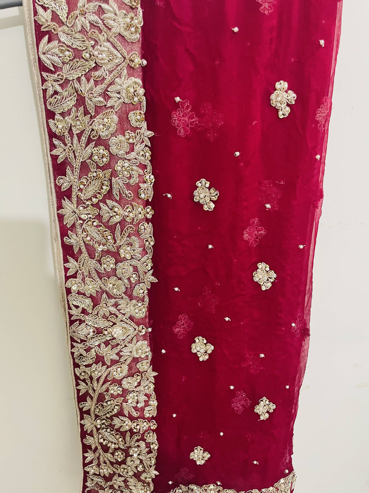 Regal Red Baraat Bridal Lehnga | Women Bridals | Medium | Worn Once