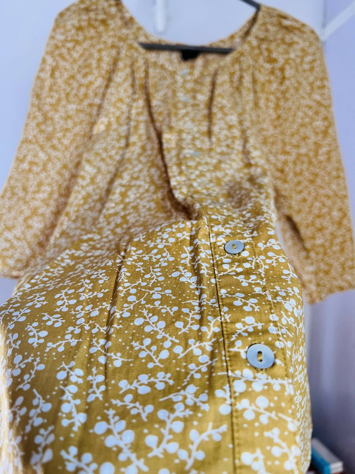 Mustard Open Shirt | Women Frocks & Maxis | Long | New