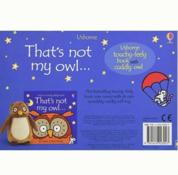 That's not my owl gift set | Kids | Children's Books | Ages : 3+ | Brand New
