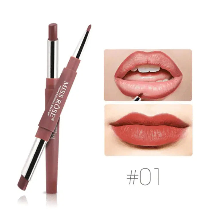 Buy Miss Rose High Pigment 2 In 1 Lip Liner + Lipstick in Pakistan