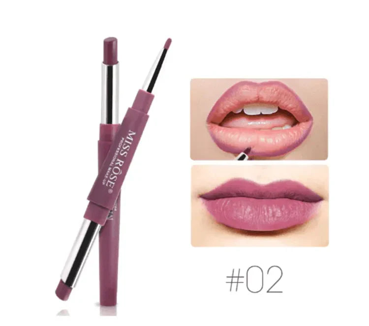 Buy Miss Rose High Pigment 2 In 1 Lip Liner + Lipstick in Pakistan