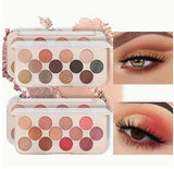 Buy Miss Rose 12 Colors Eyeshadow Palette Matte Shimmer Waterproof Rainbow Color High Pigment in Pakistan