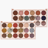 Buy Miss Rose 12 color eyeshadow and 6 color glitter palette (12+6) in Pakistan