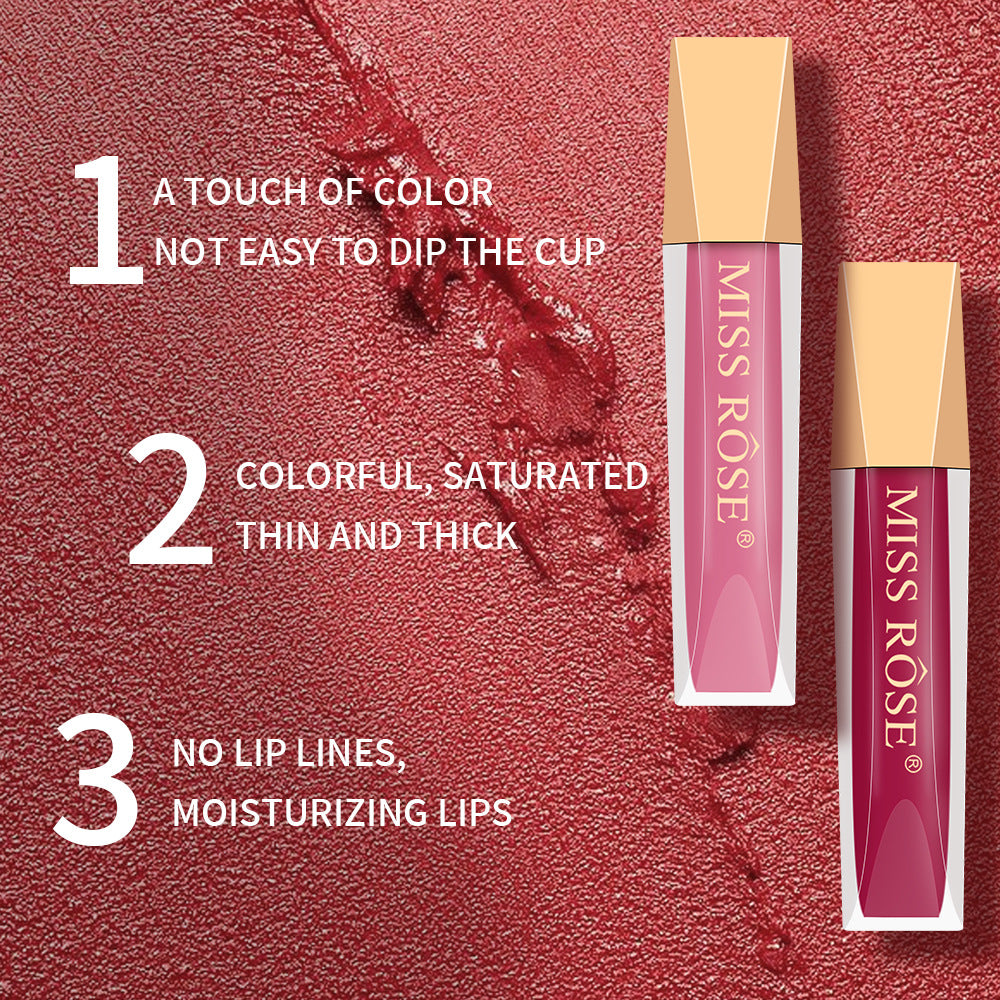 Buy Miss Rose Pack Of 4 Lip Gloss Velvet Matte Glaze in Pakistan