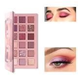 Buy Miss Rose Matte Shimmer Pigmented Waterproof 18 Colors Eye shadow Palette in Pakistan
