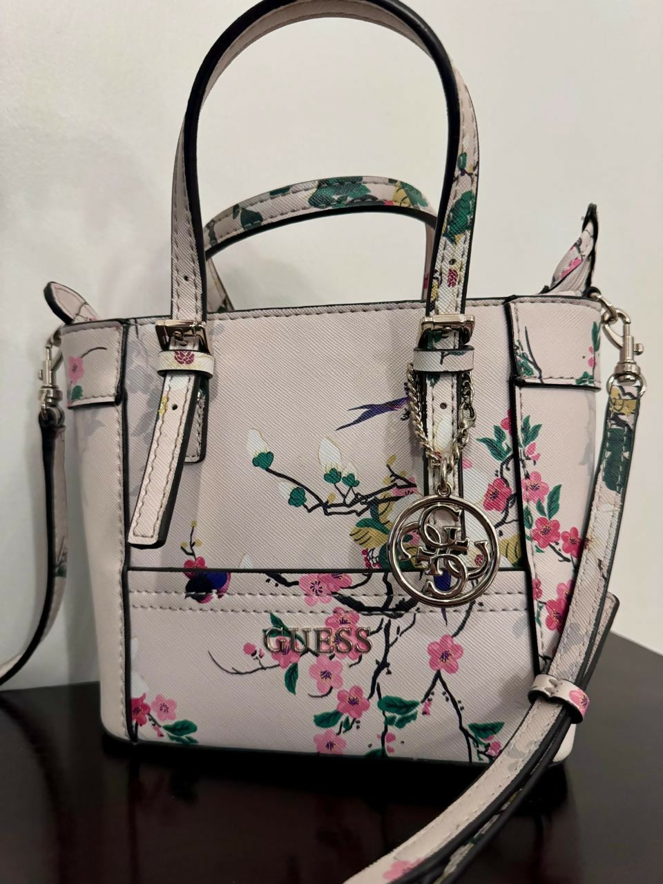 Guess | Cherry Blossom Crossbody Tote Bag | Women Bags | New