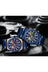 Buy Mini Focus Blue Stainless Steel Blue 41.9 mm Dial Quartz Gents Watch- MF0339G-04 in Pakistan