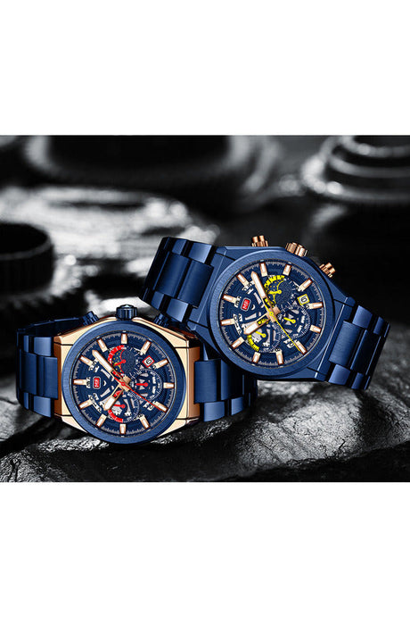 Buy Mini Focus Blue Stainless Steel Blue 41.9 mm Dial Quartz Gents Watch- MF0339G-04 in Pakistan