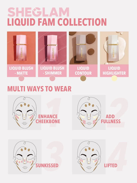 Buy SHEGLAM Color Bloom Liquid Blush in Pakistan