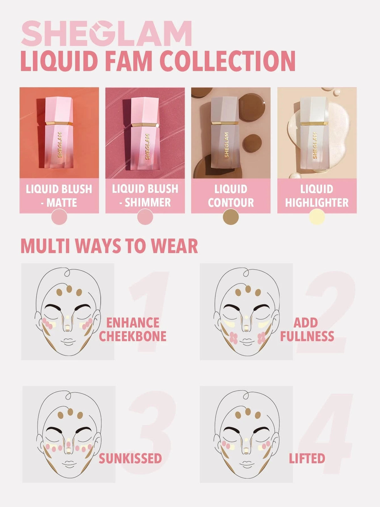 Buy SHEGLAM Color Bloom Liquid Blush in Pakistan