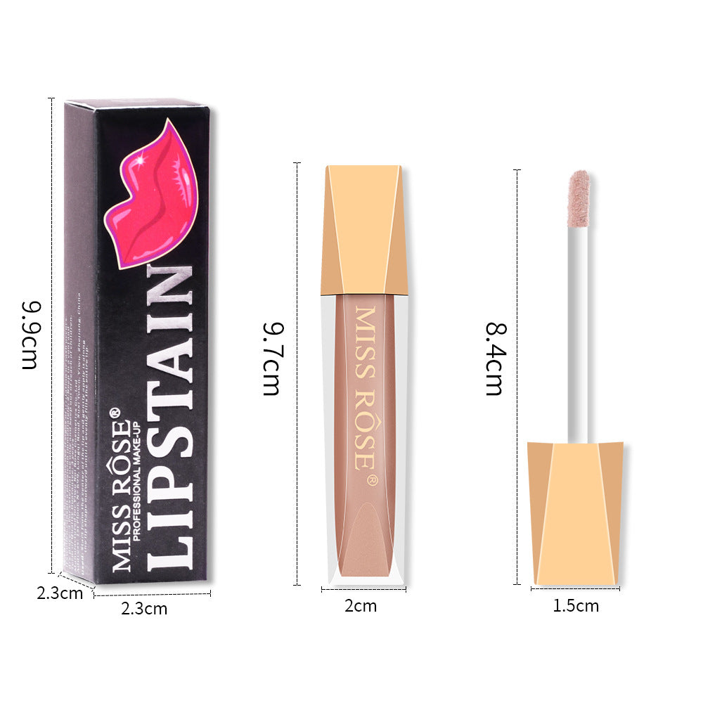 Buy Miss Rose Pack Of 4 Lip Gloss Velvet Matte Glaze in Pakistan