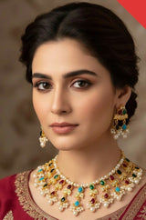 Beza/Saru Collar Necklace set-029 | Women Jewelry | Wedding Jewelry & Sets | Brand New