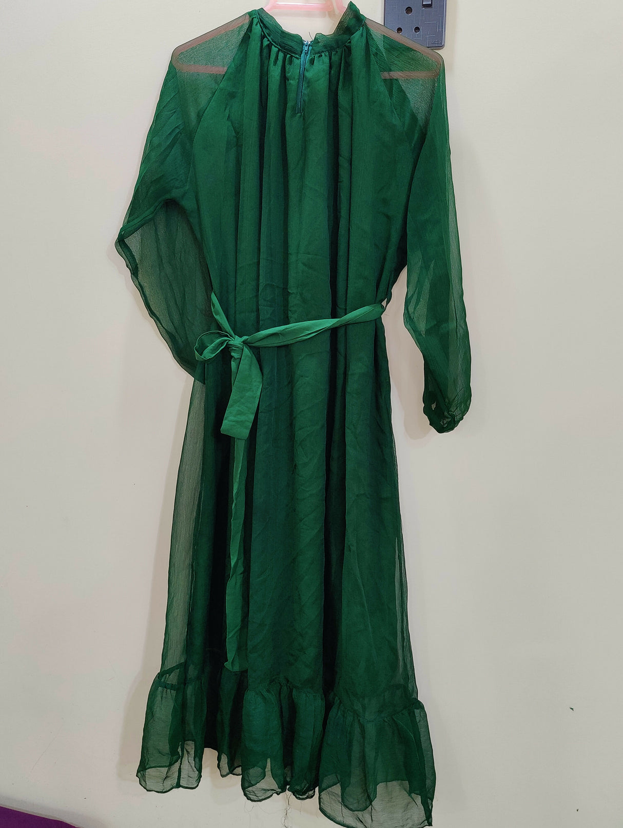 Bottle Green Maxi | Women Frocks & Maxis | Medium | New