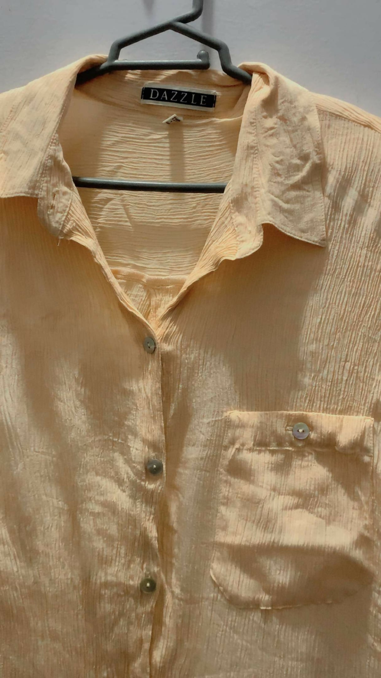 Pastel Yellow Stylish Western Top | Women Tops & Shirts | XLarge | Preloved