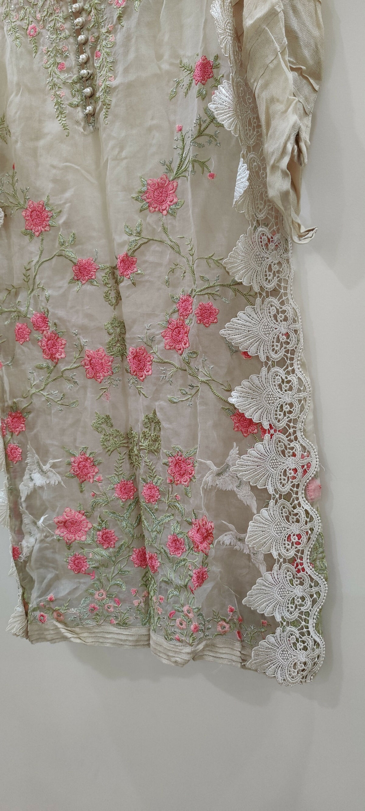 Agha Noor | Women Branded Kurta | Pink | Small | Worn Once