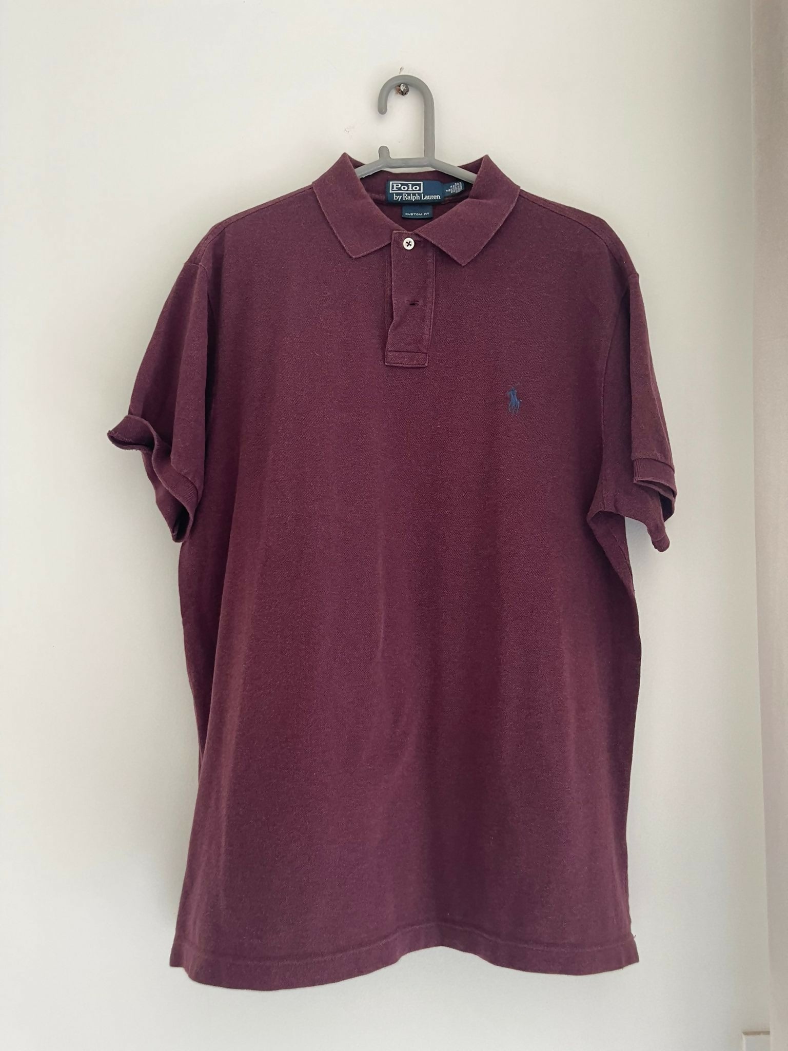 Ralph Lauren | Maroon Polo T-Shirt | Men T-Shirts & Shirts | Large | Preloved