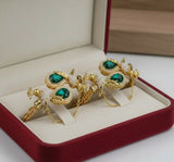 Tear/Pearl Peacock Bangles Set-00212 | Women Jewelry | Bangles/Bracelets | Brand New