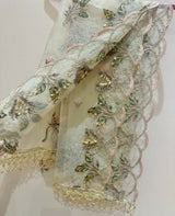 Elaf | Women Branded Formals | Off White | Small | Worn once