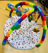 Baby Play Gym Mat with Hanging Toys Soft Foldable Play mat for Infants | Kids | Baby Gear | 0 to 12 Months | Brand New