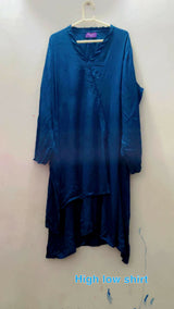 Sana Safinaz | Women Branded Kurta | Blue | Large | Preloved