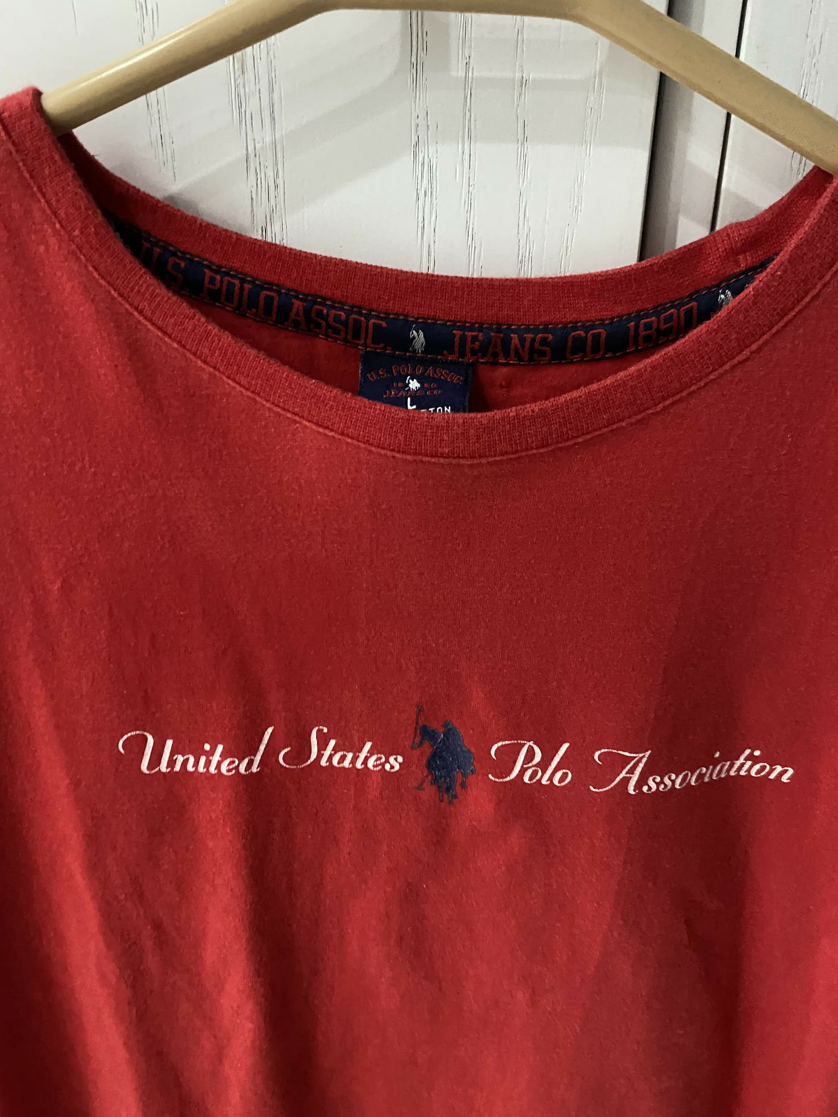 US Polo Assn | Women Tops & Shirts | Large | Red | Preloved
