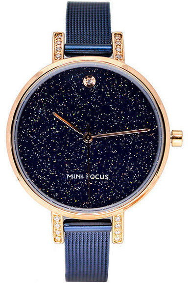 Buy Mini Focus MF-0160L-1 RG-BLU-ST Watch for Women in Pakistan