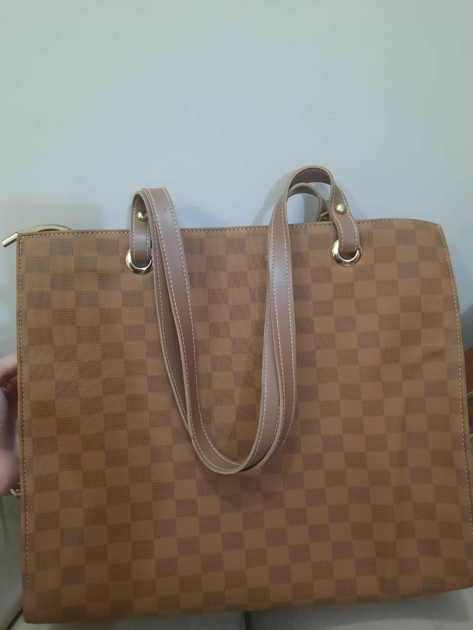 Brown Leather Bag | Women Bags | Size : 12x14 | New