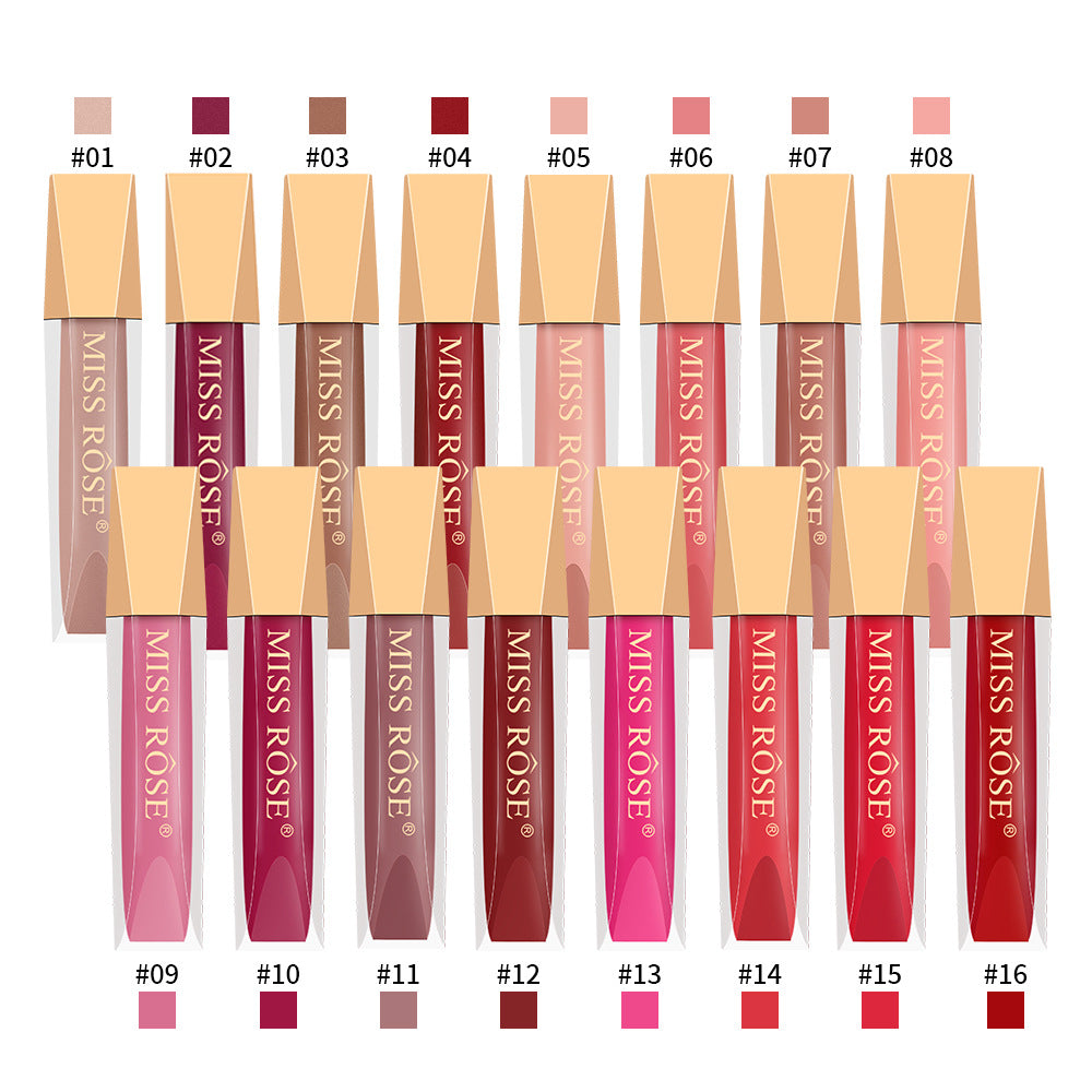 Buy Miss Rose Pack Of 4 Lip Gloss Velvet Matte Glaze in Pakistan