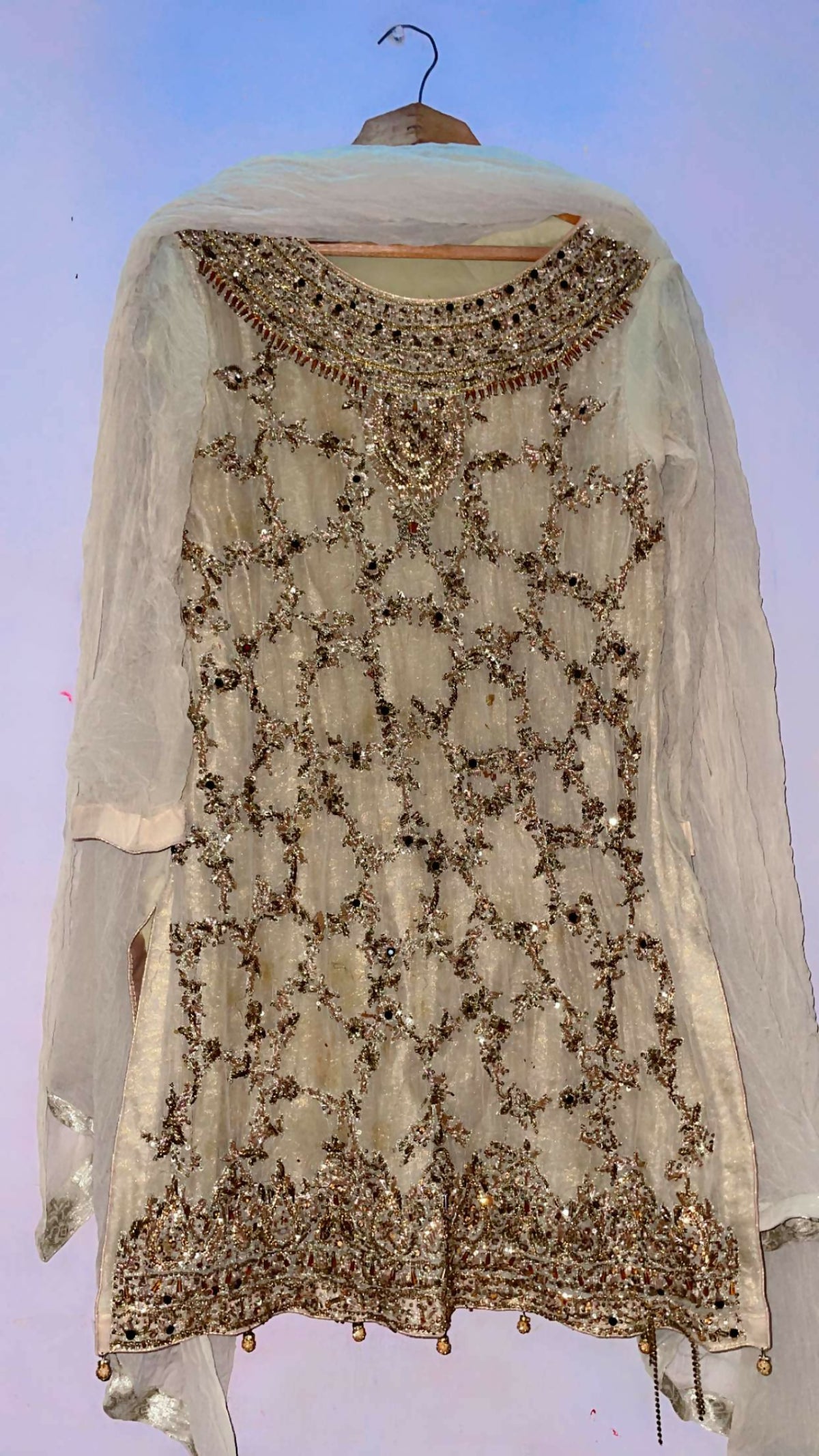 Pista & Copper Heavy Formals | Women Locally Made Formals | Small | Preloved
